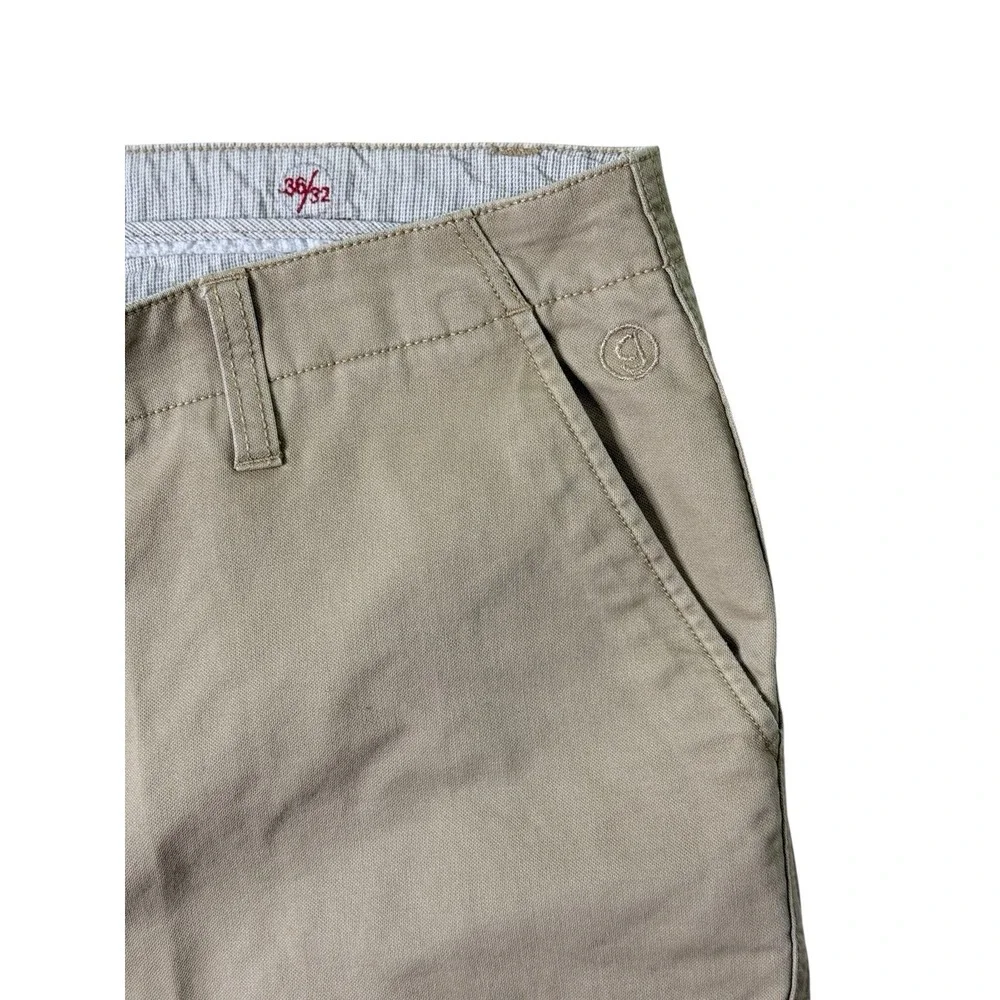Gramicci Mens Pant Chino Hiking Outdoor Beige Mens Pants 38x27 (tag 36 x 32)